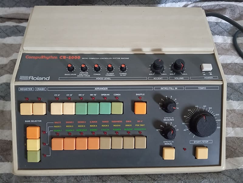 レア ローランド CR-5000 リズムマシン Roland ビンテージ Roland CR-5000 CompuRhythm | Reverb