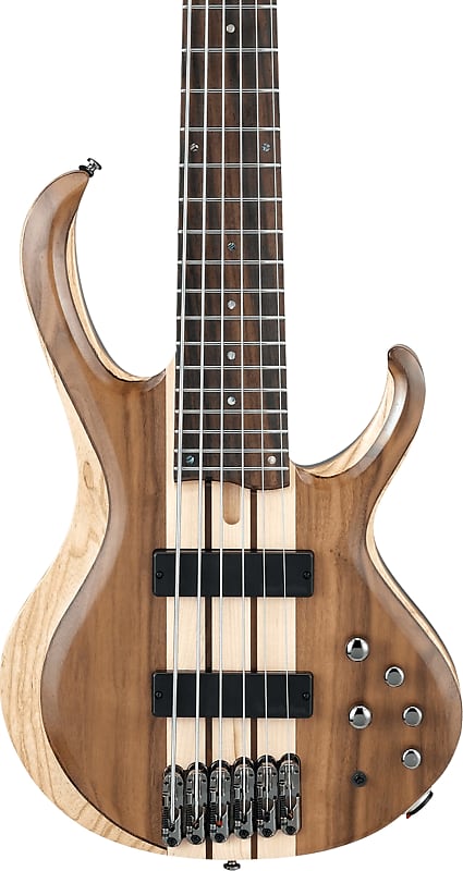 Ibanez BTB746 6-String Bass Guitar, Natural Low Gloss image 1