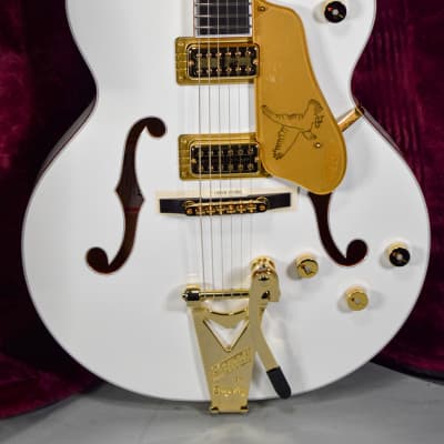 2022 Gretsch G6136TG Players Edition White Falcon Hollow Body Electric Guitar w/OHSC image 2