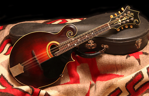 1921 Gibson F4 mandolin "Sunburst" imagen 1