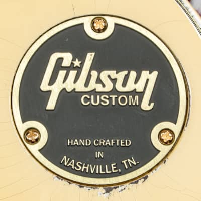 Gibson - Les Paul Custom - Electric Guitar - Light Aged Antique Alpine White - w/ Black Hardshell Case - x2180 image 18