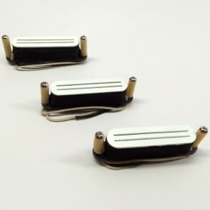 Bare Knuckle Cobra Bladed Single Coil Replacement Ceramic Pickup Set in White