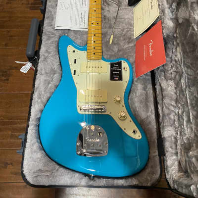 Fender American Professional II Jazzmaster MN Miami Blue #US22102573 7lbs, 15.2oz image 2