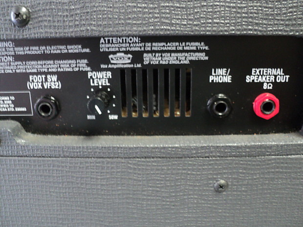 Vox AD50VT-XL Valvetronix 