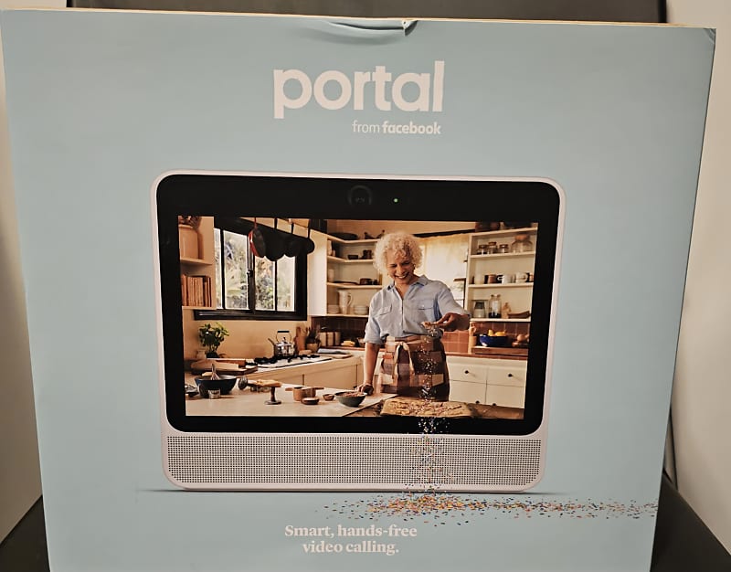 Facebook Portal Gen 1 White 10.1 Entertainment Center Reverb