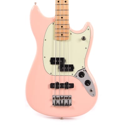 Fender Player Mustang Bass PJ Shell Pink w/Mint Pickguard (CME Exclusive) Pre-Order image 1