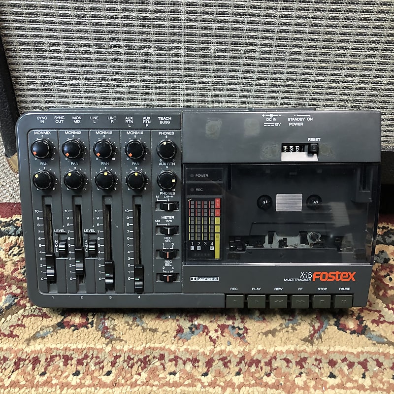 Fostex X18 Multitrack Tape Recorder Reverb