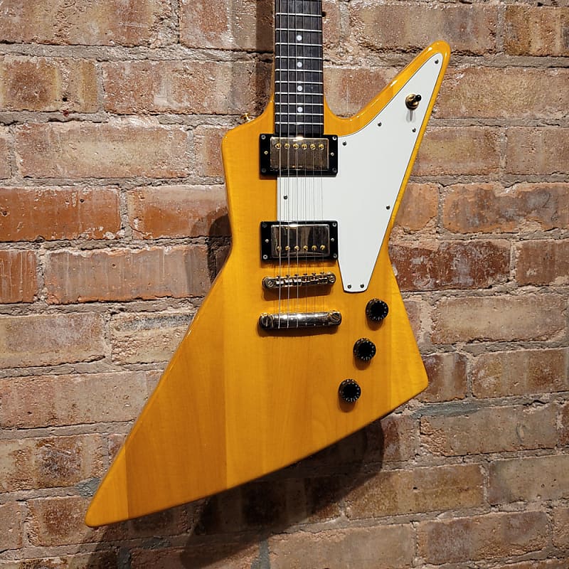 Tokai Explorer Electric Guitar Antique Natural Reverb UK