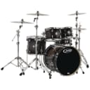 Pacific Drums PDCMX2215 Concept Exotic Drum Shell Kit, 5-Piece, Walnut Black Burst