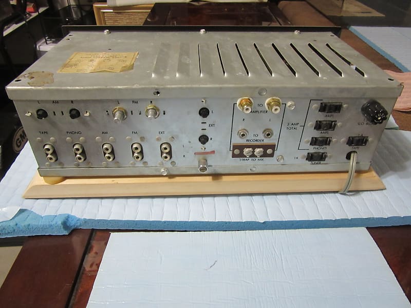 Ampex 402 stereo preamp 1950s