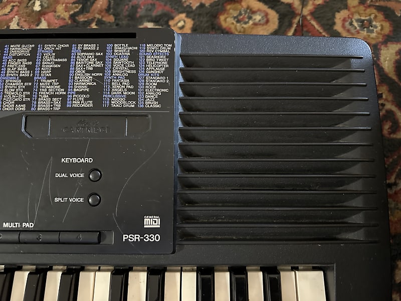 Yamaha PSR-330 1997 - Black | Reverb