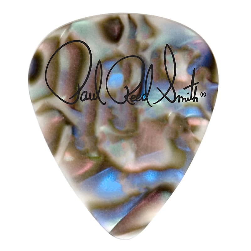 Paul Reed Smith PRS Abalone Shell Celluloid Guitar Picks (12) – Thin image 1