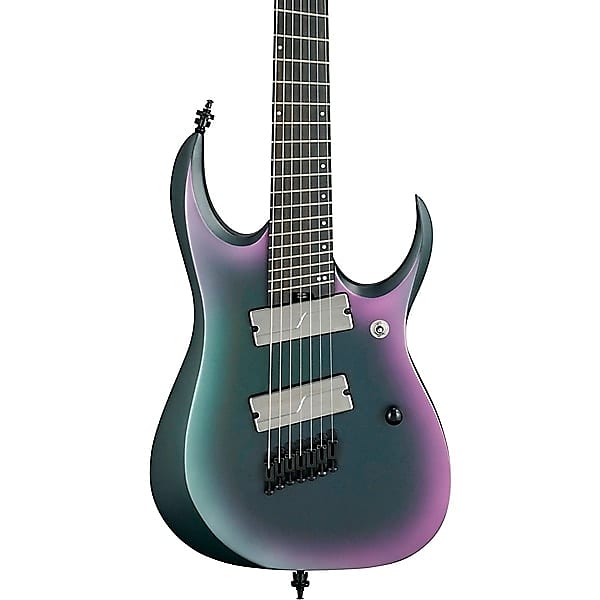 Ibanez  RGD71ALMS Axion Label Multi-Scale 7-String Electric Guitar 2024 -  Black Aurora Burst image 1