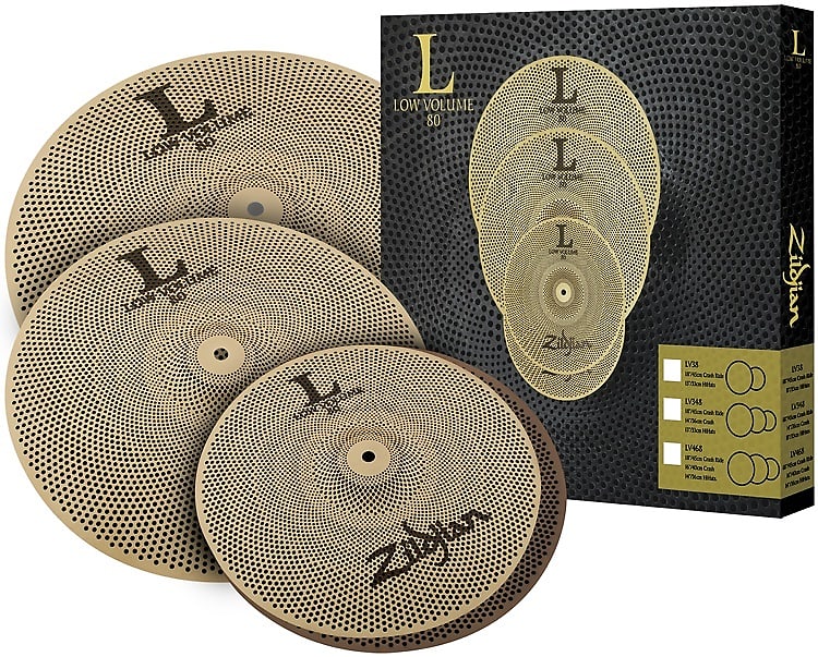 Zildjian L80 Low Volume Cymbal Set - 14/16/18 inch image 1