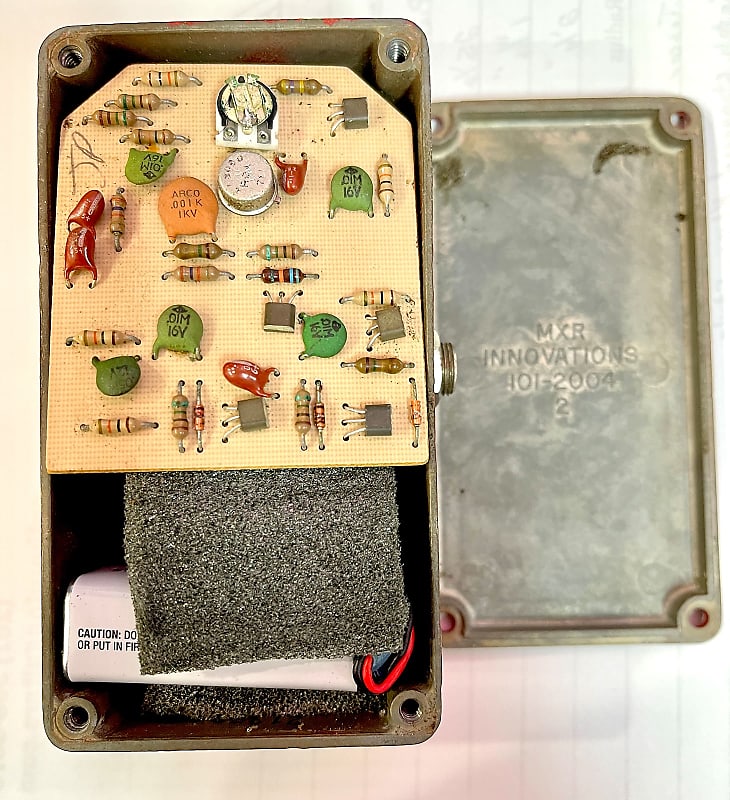 MXR Dyna Comp 1975年製 ビンテージ スクリプトロゴ 1975 MXR Dyna Comp Script Logo