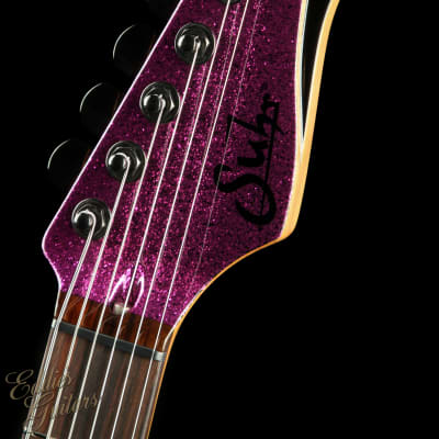 Suhr Eddie's Guitars Exclusive Roasted Classic JM Mastery - Magenta Sparkle image 7
