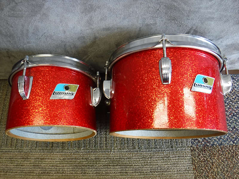 Vintage 70's Ludwig Classic 8 and 10