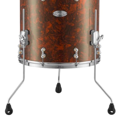 Pearl Music City Custom 16"x16" Reference Pure Series Floor Tom BLUE SATIN MOIRE RFP1616F/C721 image 24