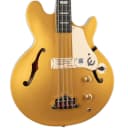 EPIPHONE JACK CASADY LES PAUL SIGNATURE BASS- METALLIC GOLD