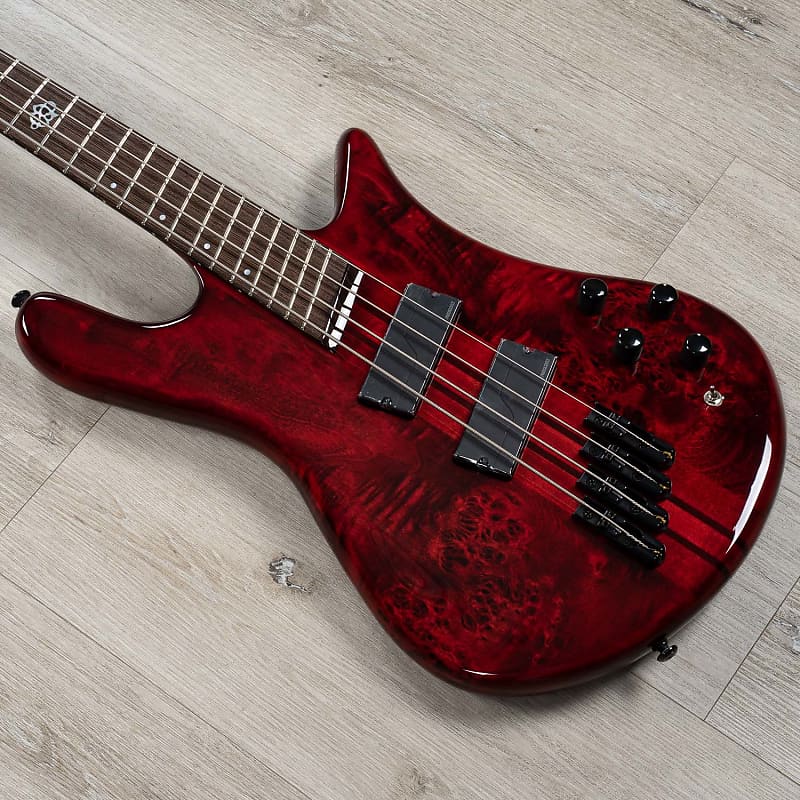 Spector NS Dimension 4 Multi-Scale Bass, Wenge Fretboard, Inferno Red image 1