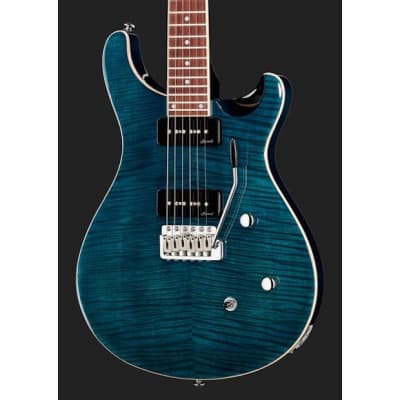 Harley Benton CST-24T Electric Guitar - PRS Style w/ SS Frets - Ocean Flame for sale