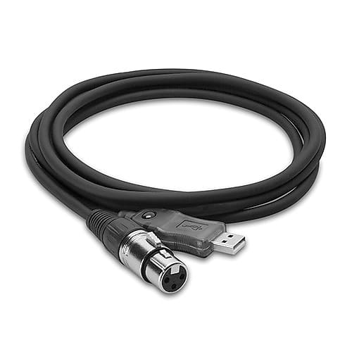 Hosa - UXA-110 - Tracklink Microphone XLR Female to USB Interface Cable - 10 ft. image 1