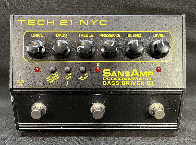 Tech 21 Sansamp Programmable Bass Driver