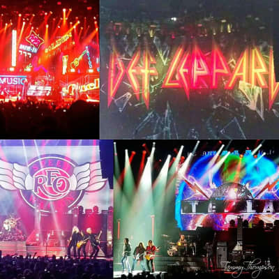 Def Leppard 2016 Tour Stage Backdrop. 35' x 60'. Authenticated! image 4