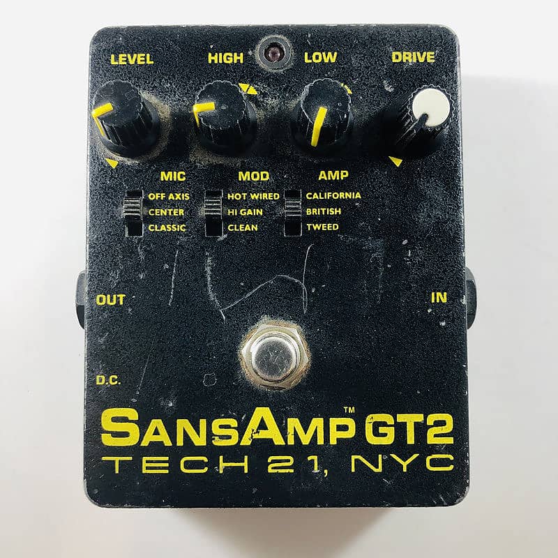 Tech 21 SansAmp GT2 Tube Amp Emulation Pedal | Reverb