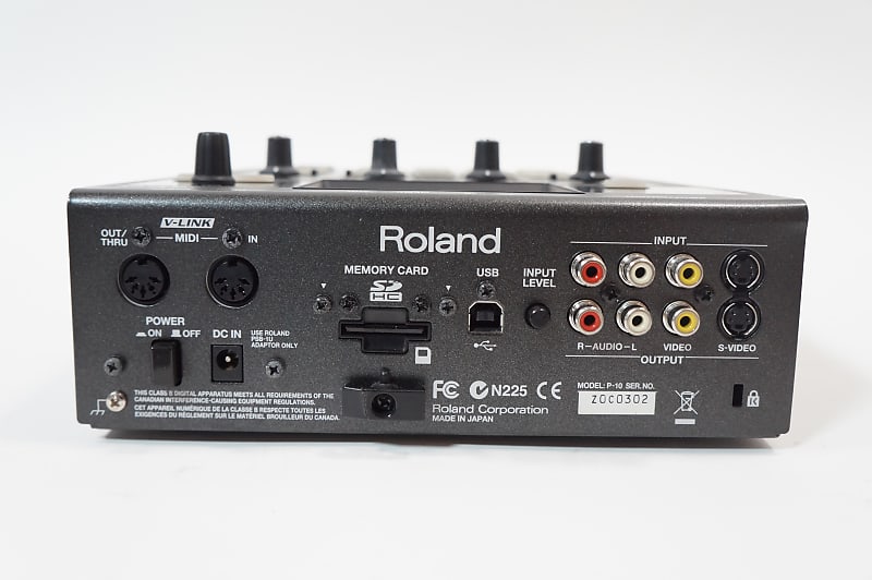 Roland P-10 Visual Sampler Audio Video Movie Sample Pad VJ DJ | Reverb