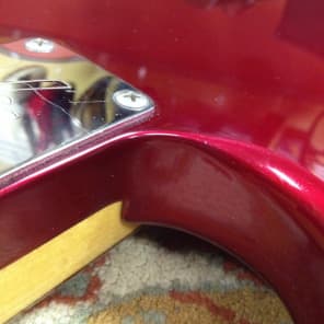 Fender Mustang 69 Competition Reissue  Candy Apple Red image 8