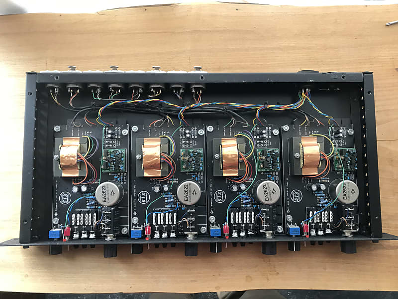 CAPI VP312 4 channel API preamp clone racked in 1U enclosure Reverb