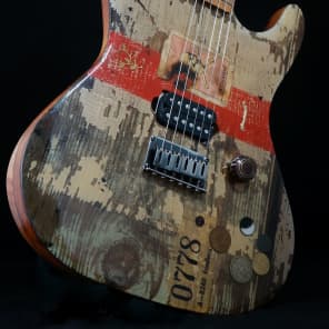 Preowned Michael Spalt ResinTop Totem G0007 “La Calavera” Boutique Guitar image 7