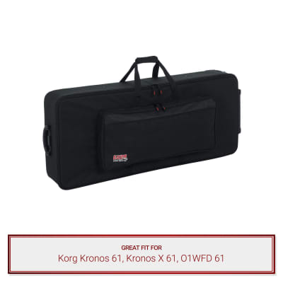 Gator Cases Keyboard Case fits Korg Kronos 61, Kronos X 61, O1WFD 61