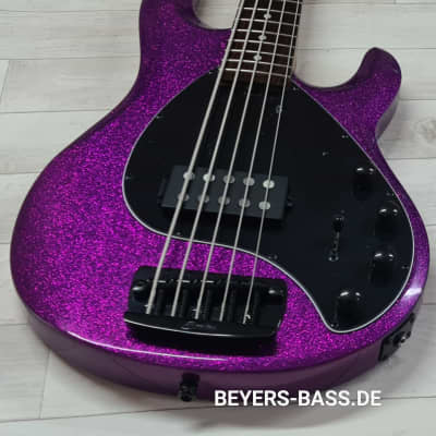 Sterling by Music Man StingRay Ray35 Roasted Maple, Purple Sparkle image 1