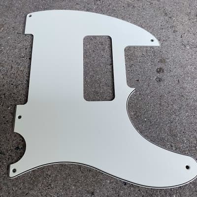 Warmoth 3-Ply Pickguard For Telecaster White P90 5-Hole image 2
