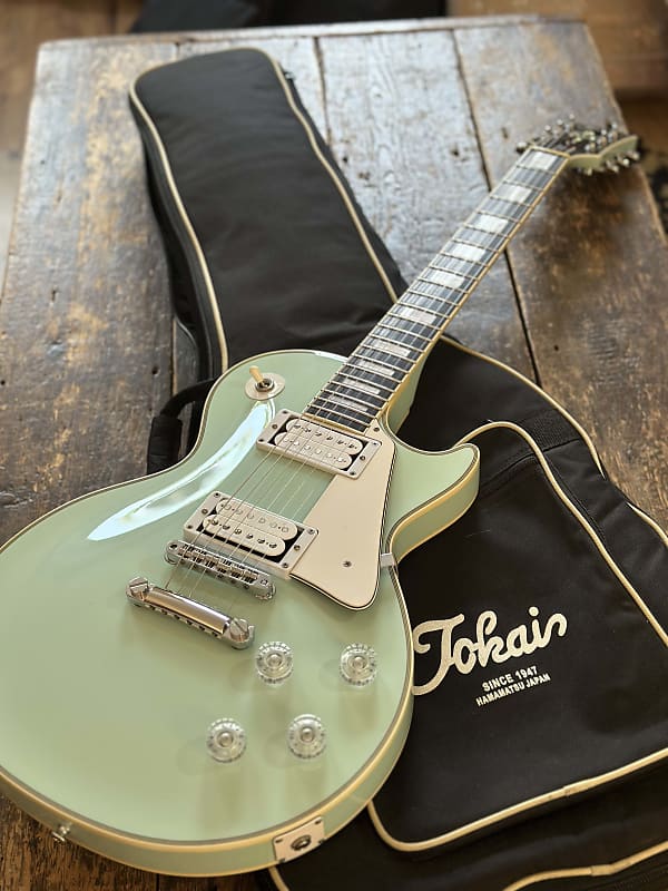 Tokai Japanese Built Single Cut Custom LS98s Rare Daphne Blue Japan 2008 image 1
