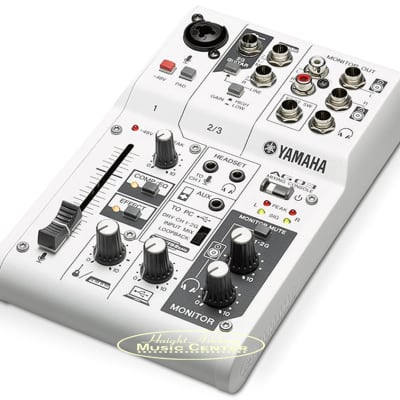 Yamaha AG03 Multi-Purpose Combo, 3-Channel Mixer/USB Audio Interface image 1