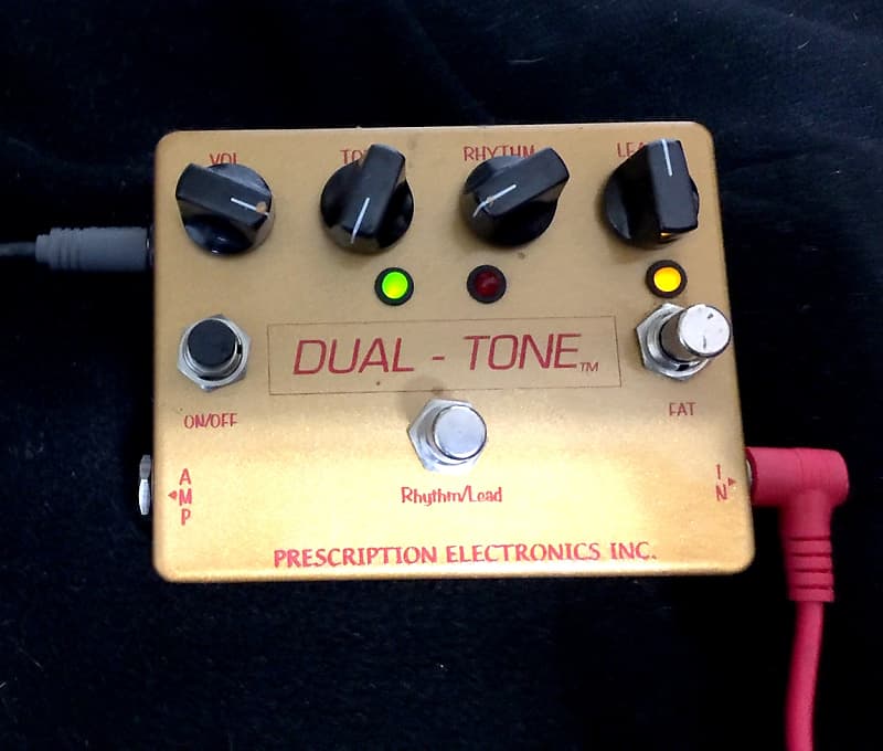 Prescription Electronics Dual Tone Overdrive Original model RARE! gold