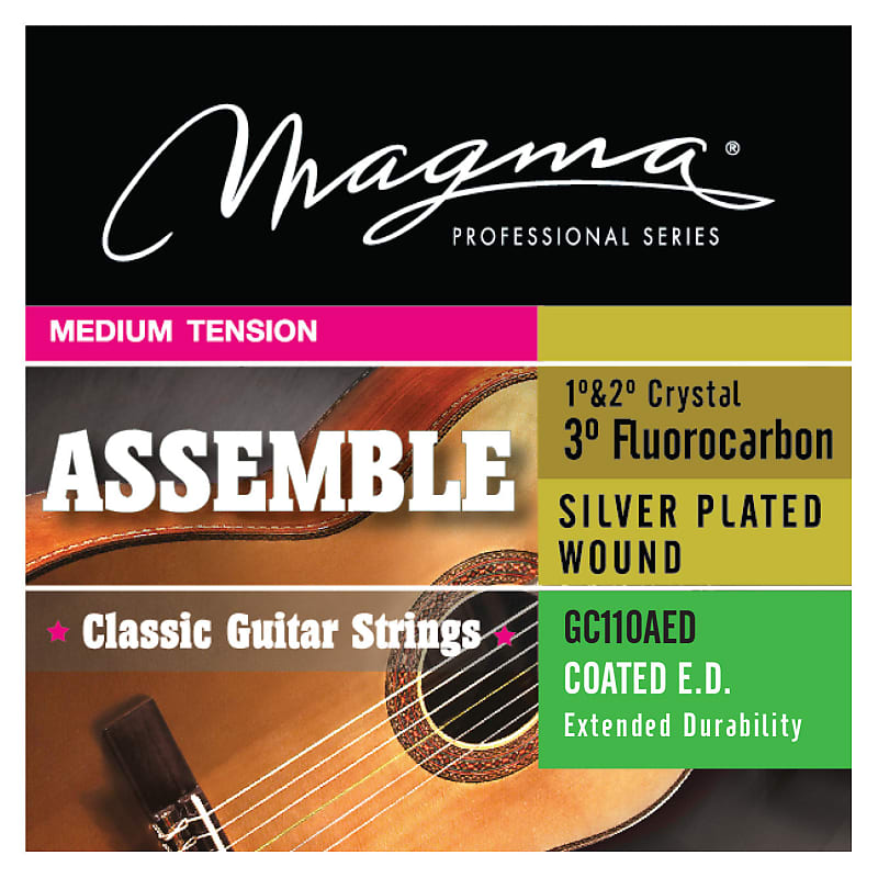 Magma Classical Guitar Strings Medium Tension ASSAMBLE Nylon