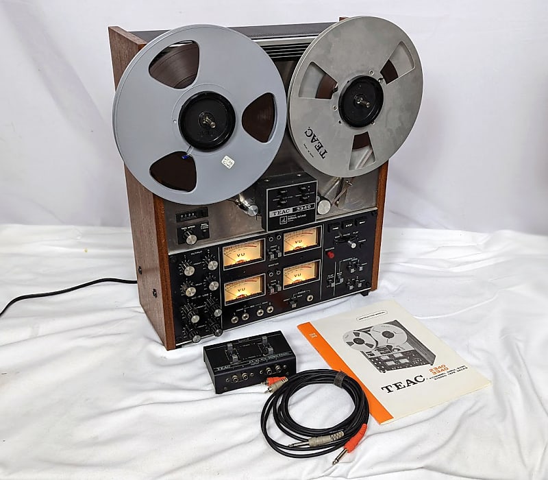 TEAC A-3340S 1/4" 4-Track Reel to Reel Tape Recorder image 1