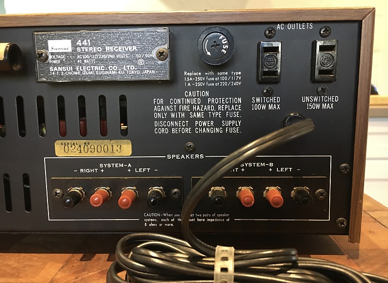 SANSUI STEREO RECEIVER ステレオレシーバー 441 Vintage Sansui 441 Receiver | Serviced | Phono | Audio