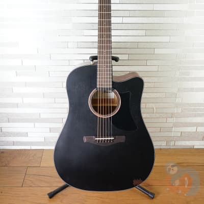 Ibanez AAD190CE-WKH Advanced Acoustic - Weathered Black Open Pore image 12