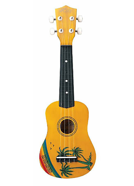 Hilo Hawaiian Palm Tree Motif Soprano Ukulele Uke - 2649 | Reverb