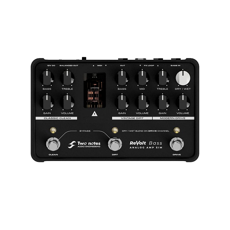 Two Notes Audio Engineering ReVolt Bass Analog Amp Sim Effects Pedal image 1