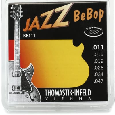 Thomastik-Infeld BB111 Jazz BeBop Roundwound Electric Guitar Strings - .011-.047 Extra Light image 1
