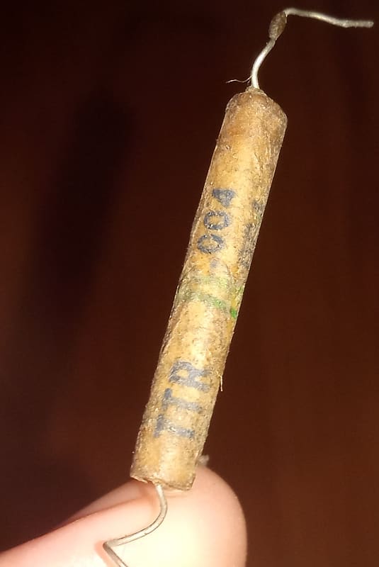 Cornell Dubilier TTR Wax Capacitor 1950's - Wax | Reverb