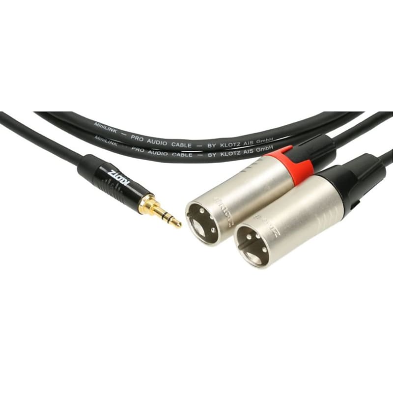 Klotz KY9-180 Y-Cable XLR male 1,8m - Insert Cable | Reverb