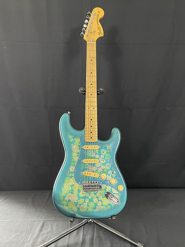Fender Stratocaster MIJ 1984(E-series) Blue Flower | Reverb