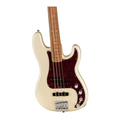 Fender Player Plus Precision 4-String Bass Guitar (Right-Hand, Olympic Pearl) image 2